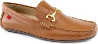 Marc Joseph New York Wall Street Leather Buckle Loafer in Cognac Napa at Nordstrom, Size 13