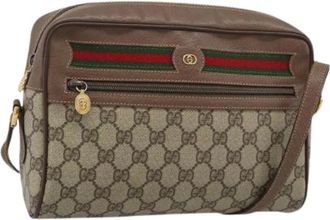 Gucci Pre-owned Vintage GG Canvas Shoulder Bag - - Pre-owned - Donna - Beige - ONE SIZE