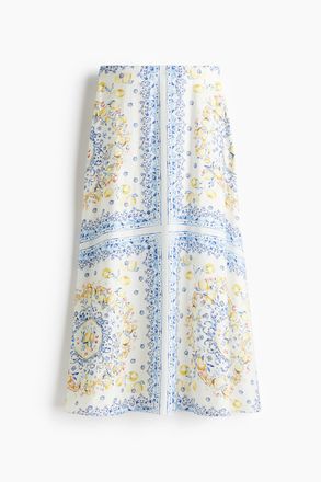 H&M Jupe in A-Linie - White