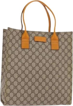 Gucci Pre-owned Tote Bags, female, Beige, Size: ONE SIZE Pre-owned Vintage Tote Bag