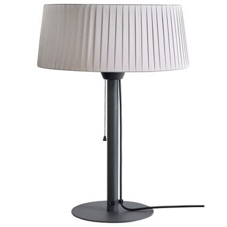 Beliani Beliani - Estufa De Exterior El&eacute;ctrica Hal&oacute;gena Port&aacute;til Moderna 1500 W De Acero Accesorios Para Jard&iacute;n Al Aire Libre Gris Olleria