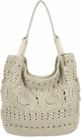 The Sak Los Feliz Large Tote Hand Crochet Bag in Natural Medallion at Nordstrom