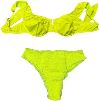 F**k Mujer, Trajes de ba&ntilde;o, Amarillo, Talla: S