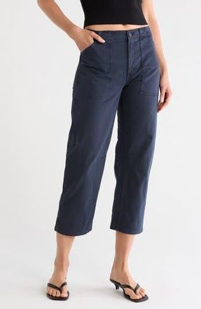 Madewell Darted Barrel Leg Pants in Dark Navy at Nordstrom Rack, Size 26