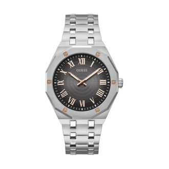 Guess Analoog Horloge - Heren - Accessoires - Grijs - Maat: ONE Size