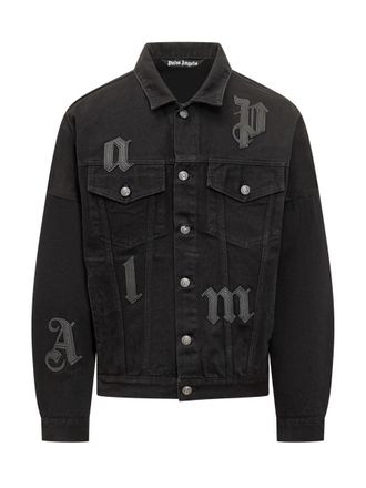 Palm Angels Palm Angels Jacket With Gothic Logo Embroidery