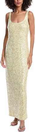 Milly Shimmer Stretch Midi Dress
