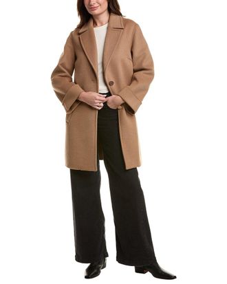 Elie Tahari Double Face Wool-Blend Coat