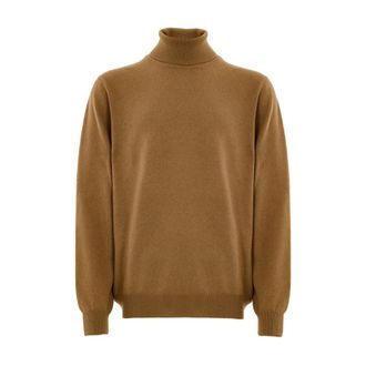 Gran Sasso Turtlenecks, male, Brown, Size: 3XL Turtlenecks