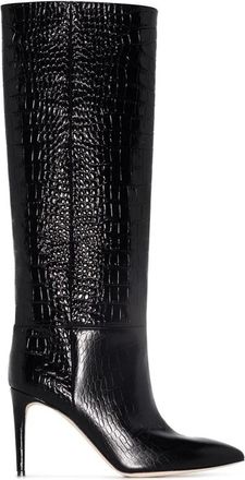 PARIS TEXAS Heeled Boots - Dames - Laarzen met Hak - Zwart - 37 EU - Leer - Schoenen
