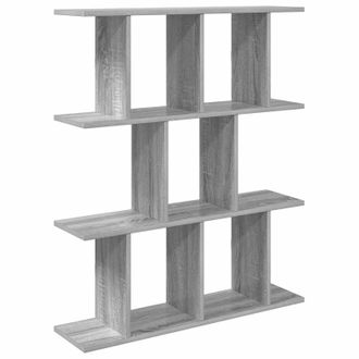 vidaXL Estante De Pared Sonoma Gris 102 X 20 X 96 Cm Vidaxl