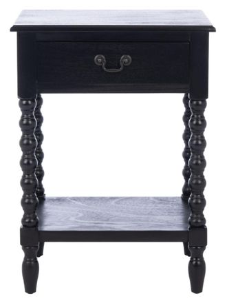 Safavieh Mesa auxiliar de madera negro