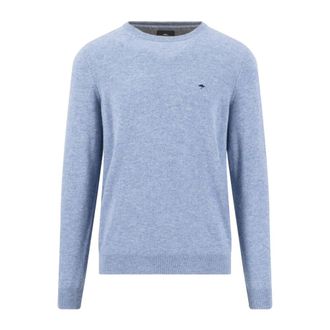 Fynch-Hatton Truien & Vesten, Heren, Blauw, 3Xl, Ronde hals gebreid