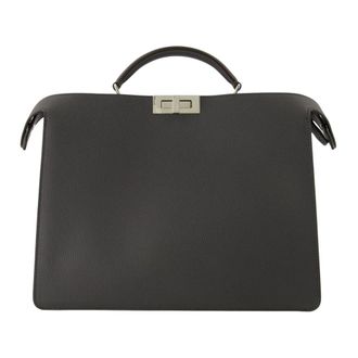 Fendi Peekaboo ISeeU Medium - male - Fendi - Handbags - Gray - ONE SIZE - Bags