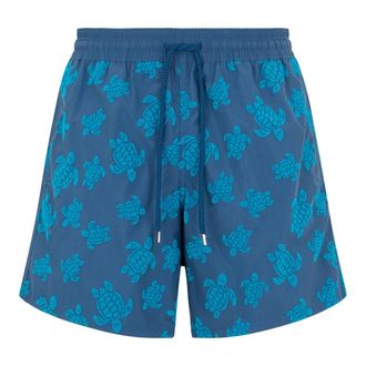 Vilebrequin Beachwear, male, Blue, Size: XL Moorea Swim Shorts