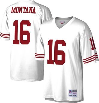 Mitchell & Ness Mens Mitchell & Ness Joe Montana White San Francisco 49ers Legacy Replica Jersey at Nordstrom, Size Xxx-Large