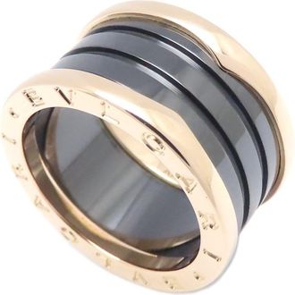 Bulgari Pink Gold (18K) Ceramic Band Ring (Pre-Owned)