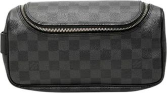 Louis Vuitton Pre-owned Damier Zip-Around Pouch - unisex - Vintage Clutch - Zwart - ONE Size - Vintage