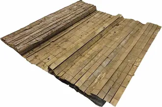 Nature Biombo De Jard&iacute;n Corteza De Pino Natural 1x3 M Espesor 5 Mm
