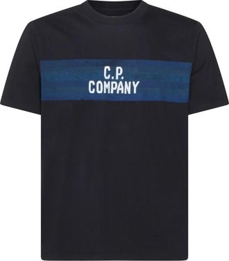 C.P. Company Hombre, Camisetas, Azul, Talla: S