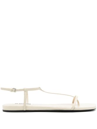 Jil Sander Sandalen met vierkante neus - Wit