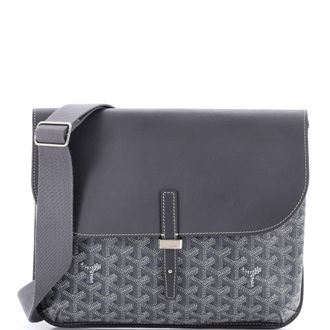 Goyard Coursier Messenger Bag Coated Canvas and Leather