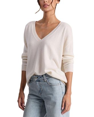 Alice & Olivia Alice + Olivia Williams Easy Cashmere-Blend Pullover