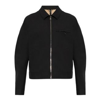 Dolce & Gabbana Regenjas met ritssluiting aan de voorkant - Heren - Regenjassen - Zwart - 2XL - Katoen - Jassen