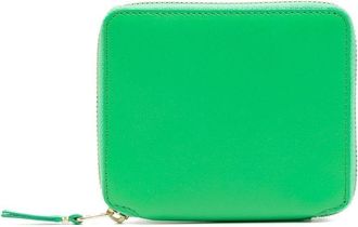Comme Des Gar&ccedil;ons all-around zip-fastening wallet - men - Leather - One Size - Green