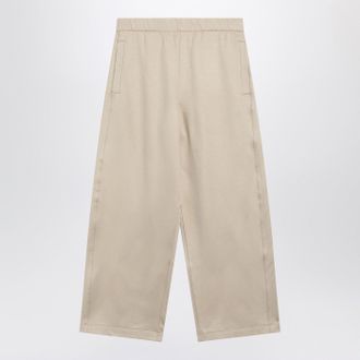 Max Mara Beige Silk Blend Trousers