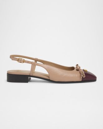 Valentino Garavani Slingback Ballerina Pumps