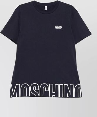 Moschino crew neck straight cut t-shirt short sleeves