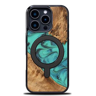 OEM Funda Bewood Unique Para Iphone 16 Pro - Turquesa Con Magsafe