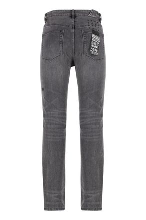 Ksubi Mens Black 5-Pocket Skinny Jeans Cotton