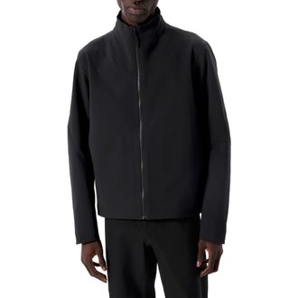 Veilance Isogon MX Water Repellent Stretch Soft Shell Jacket in Black at Nordstrom, Size X-Large