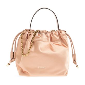 Chlo&eacute; Icons Mini Handtas - Dames - Schoudertassen - Roze - ONE Size - Leer - Tassen