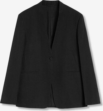Jil Sander Silk Tailored Blazer