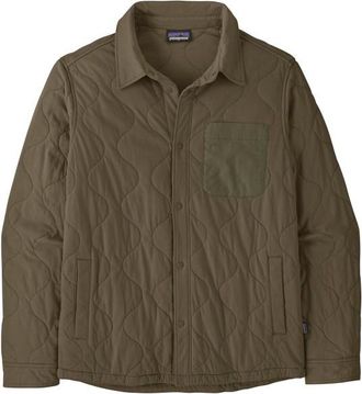 Patagonia Daily Quilted Shirt Jacket Freizeitjacke f&uuml;r Herren | braun