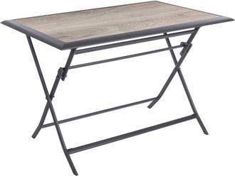 Hesperide Hesperide - Mesa De Jard&iacute;n Rectangular Plegable Azua Gris Humo - 4 Asientos - Hesp&eacute;ride
