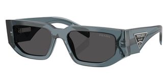 Prada Dark Grey Pilot Mens Sunglasses PR 09ZS 17T08Z 54