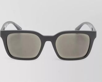 Emporio Armani rectangular frame sunglasses grey tinted lenses