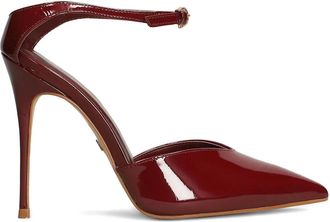 Carrano 110mm ankle-strap pumps - women - Patent Calf Leather/Calf Leather/Calf Leather - 37 - Red