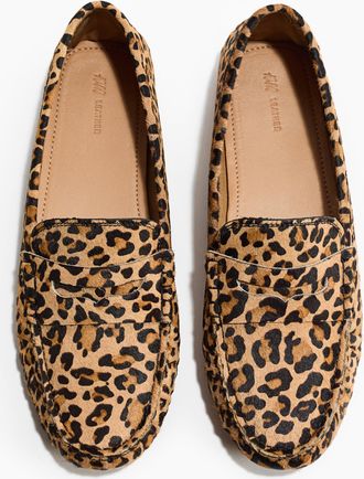 H&M Loafer aus Leder - Beige