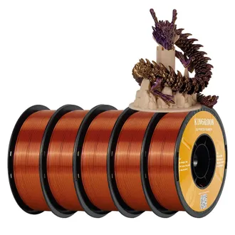 OEM Filamento Per Stampante 3d, Pla Setoso, Bicolore, Oro Seta Viola