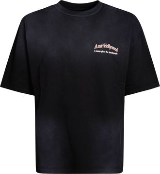 Amiri Black T-Shirt Skate Sunset Graphic T-Shirt
