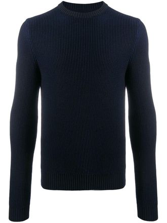 Zanone crew neck sweater - Blue