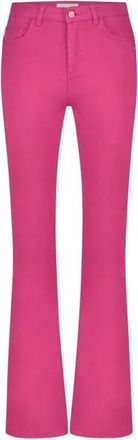 Fab By Fabienne Chapot Eva Flare Jeans - Dames - Bootcut Jeans - Roze - W26 L32 - Katoen - Jeans
