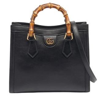 Gucci Pre-owned Leather Handbag - Dames - Pre-owned - Zwart - Maat: ONE Size Leer