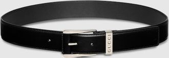 Gucci Belt With Squared Buckle, Size 115
