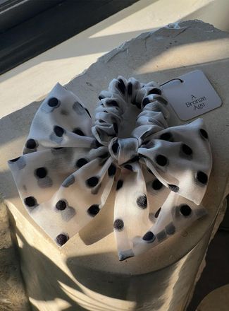 A Bronze Age Chubby bow scrunchie